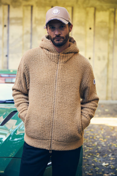 MOLE YARN KNIT HOODIE ver.2